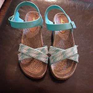 Turquoise Sandals